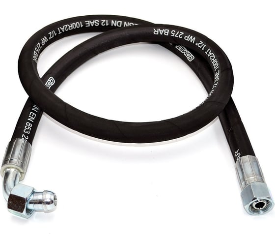 Изображение товара Рукав РВД HIMPT 12-2SN S27 DK М22x1.5 27.5МПа 1250 0-90 00-00006065