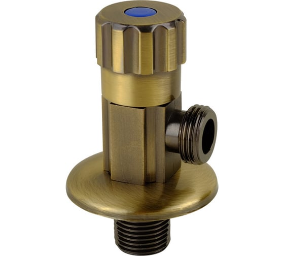 Изображение товара Угловой кран Veragio Sbortis 1/2", с отражателем, бронза VR.SBR-8223.BR