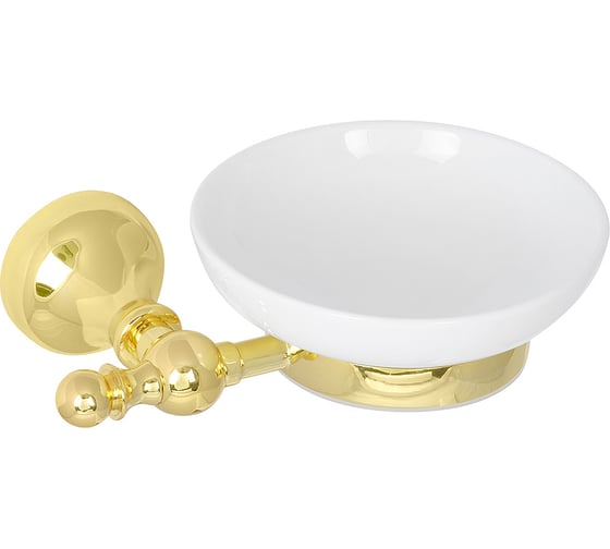 Изображение товара Настенная мыльница Veragio Gialetta керамика, золото VR.GIL-6450.DO