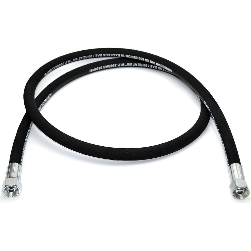 Изображение товара Рукав гидравлический РВД HIMPT 16-2SN S32 DK М27x1.5 250 бар 2.45 м