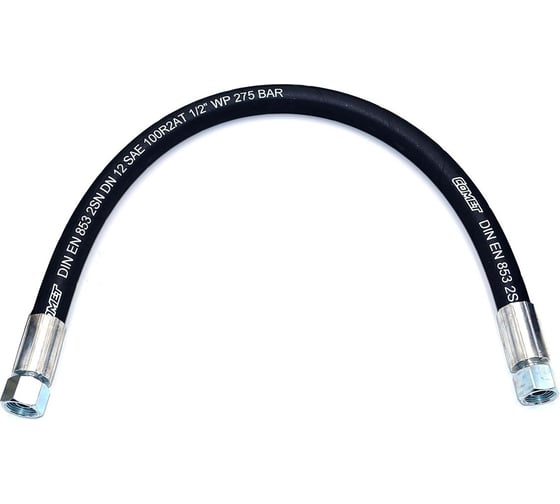 Изображение товара Рукав РВД HIMPT 12-2SN S24 DK М20x1.5 27.5МПа 0650 00008000044