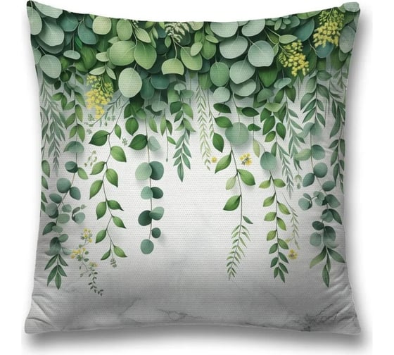 Изображение товара Наволочка декоративная на молнии, чехол на подушку JoyArty "Плетёнка" 45x45 см sl_429333