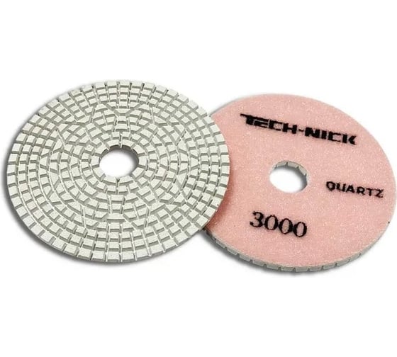 Изображение товара Круг алмазный гибкий шлифовальный АГШК Quartz 100x3.0 мм, №3000 кварц wet TECH-NICK 111.120.9546