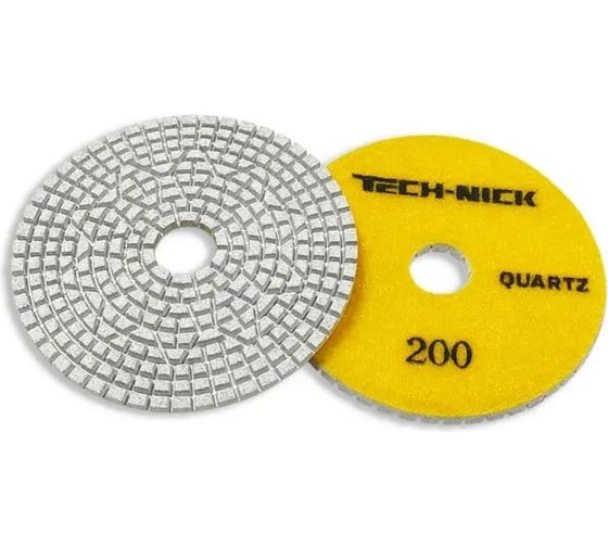 Изображение товара Круг алмазный гибкий шлифовальный АГШК Quartz 100x3.0 мм, №200 кварц wet TECH-NICK 111.120.9542