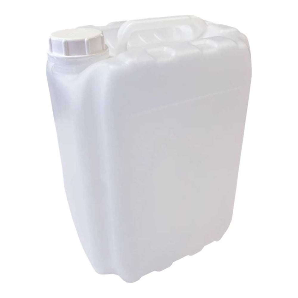 Изображение товара Канистра 10 л п益э с пробкой белая для воды компактная