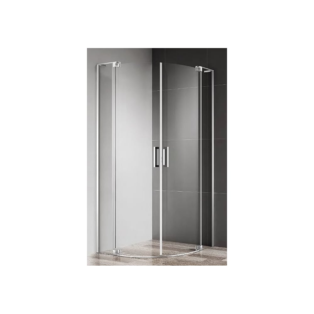 Изображение товара Душевой уголок Cezares SLIDER-R-2-90/100-C-Cr анодированный алюминий