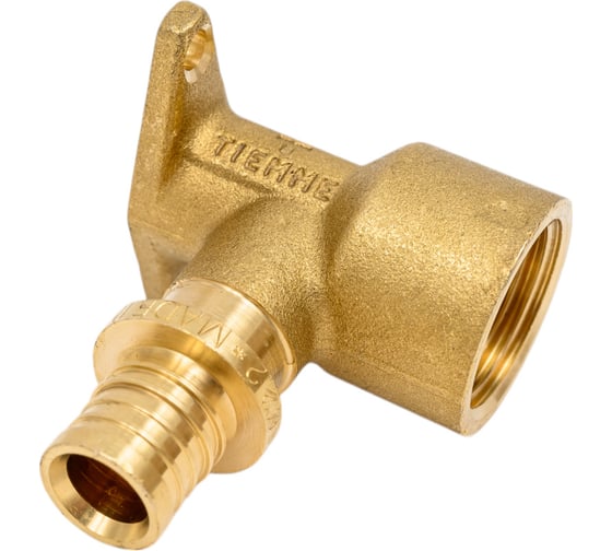 Изображение товара Угол соединительный h40 с креплением TIEMME В 1/2"х16х2.2 мм 1710006