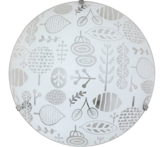 Изображение товара Светильник настенно-потолочный ЭЛЕТЕХ Лужок 250 НПБ 01-60-130 М15 матовый белый /кл.штамп металлик [ИМ] 1005206058