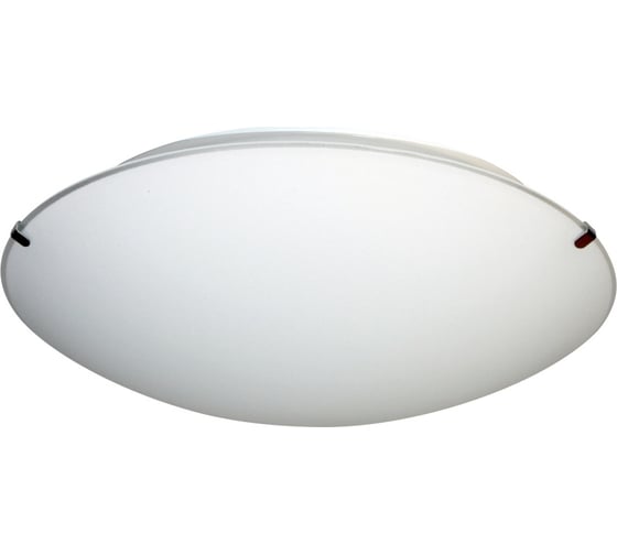 Изображение товара Светильник настенно-потолочный ЭЛЕТЕХ Мелани 300 НПБ 01-2x60-139 М16 матовый белый /кл.штамп металлик/эко [ИМ] 1005206062