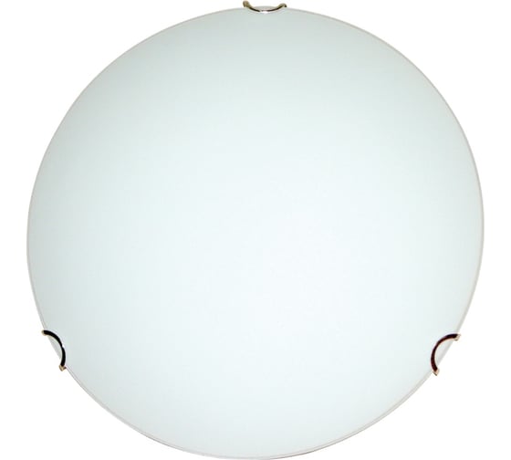 Изображение товара Светильник настенно-потолочный ЭЛЕТЕХ Мелани 300 НПБ 01-2x60-139 М16 матовый белый /кл.хром [ИМ] 1005206061