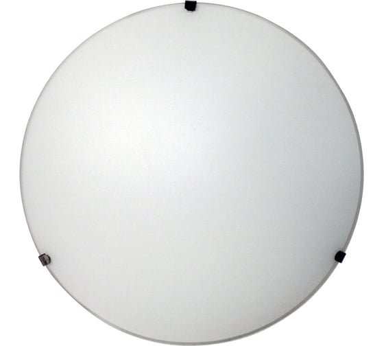 Изображение товара Светильник настенно-потолочный ЭЛЕТЕХ Мелани 250 НПБ 01-60-130 М15 матовый белый/кл.штамп металлик/эко [ИМ] 1005206060