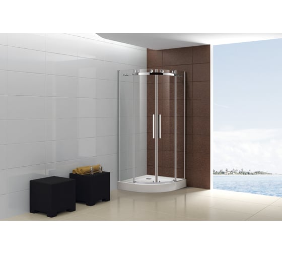 Изображение товара Душевой уголок Cezares STYLUS-O-M-R-2-100-C-Cr