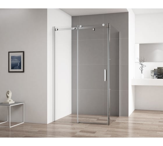 Изображение товара Душевой уголок Cezares STYLUS-SOFT-AH-1-160/80-C-Cr