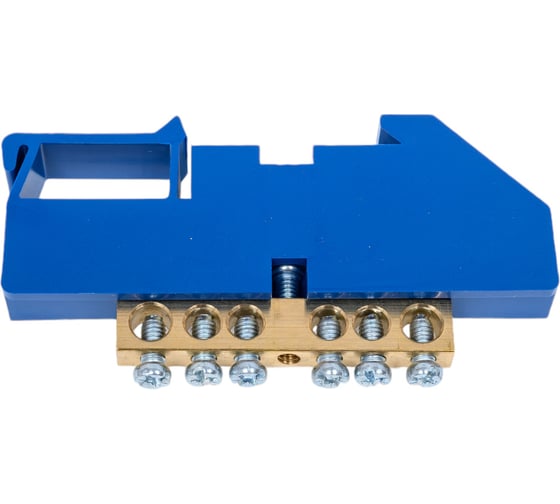 Изображение товара Нулевая шина TDM N с изолятором на DIN-рейку 6x9мм 6 групп SQ0801-0126