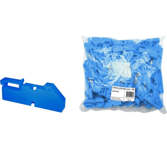 Изображение товара Изолятор на DIN рейку TDM ELECTRIC синий SQ0810-0002