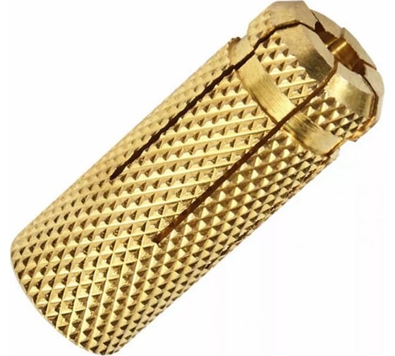 Изображение товара Анкер забивной латунный (цанга) Промрукав М8, 10x30, 10 шт. PR08.10232