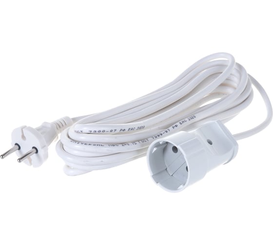 Изображение товара Удлинитель UNIVersal УШ-6 шнур ПВС 2*0,75, б/з, 5м 5568953