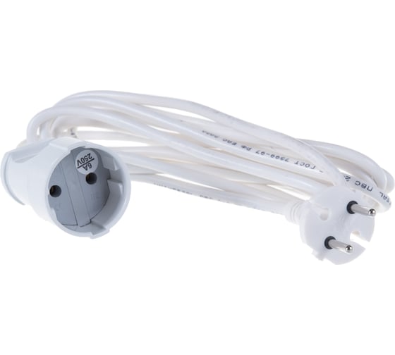 Изображение товара Удлинитель UNIVersal УШ-6 шнур ПВС, 2*0,75, б/з, 3м 5568946