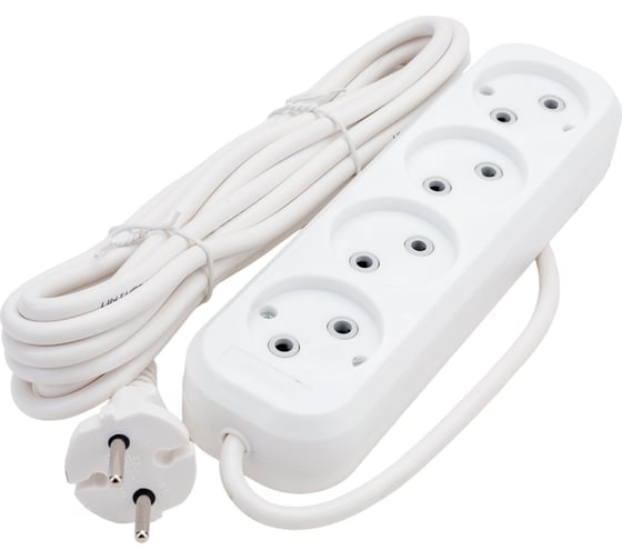 Изображение товара Удлинитель UNIVersal У6-766 М ПВС 2*0,75, 4 гнезда, 5м 766М-05