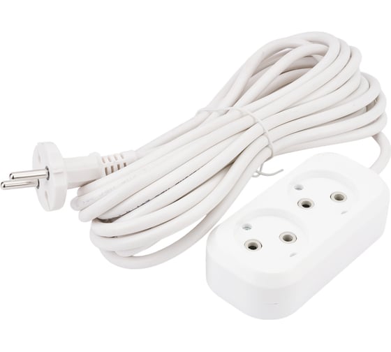 Изображение товара Удлинитель UNIVersal У6-011 М ПВС 2*0,75, 2 гнезда, 7м 011М-07