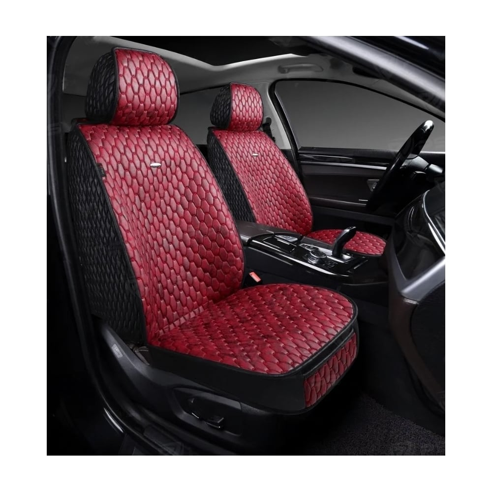 Изображение товара Накидки PSV 5D Skin 2 FRONT черно-красные универсальные на передние сиденья