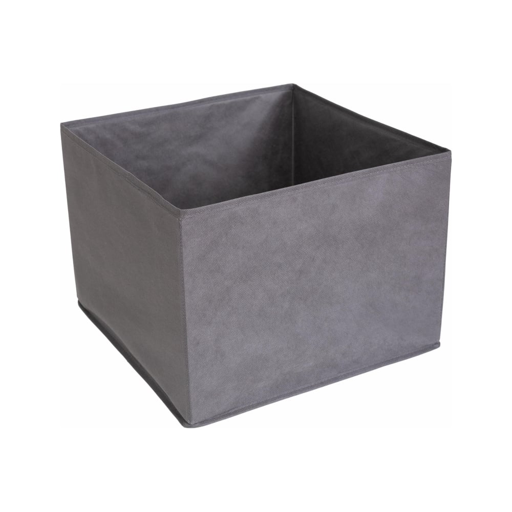 Изображение товара Короб для хранения Attache 40x40x30 см, серый, с молнией 1871092
