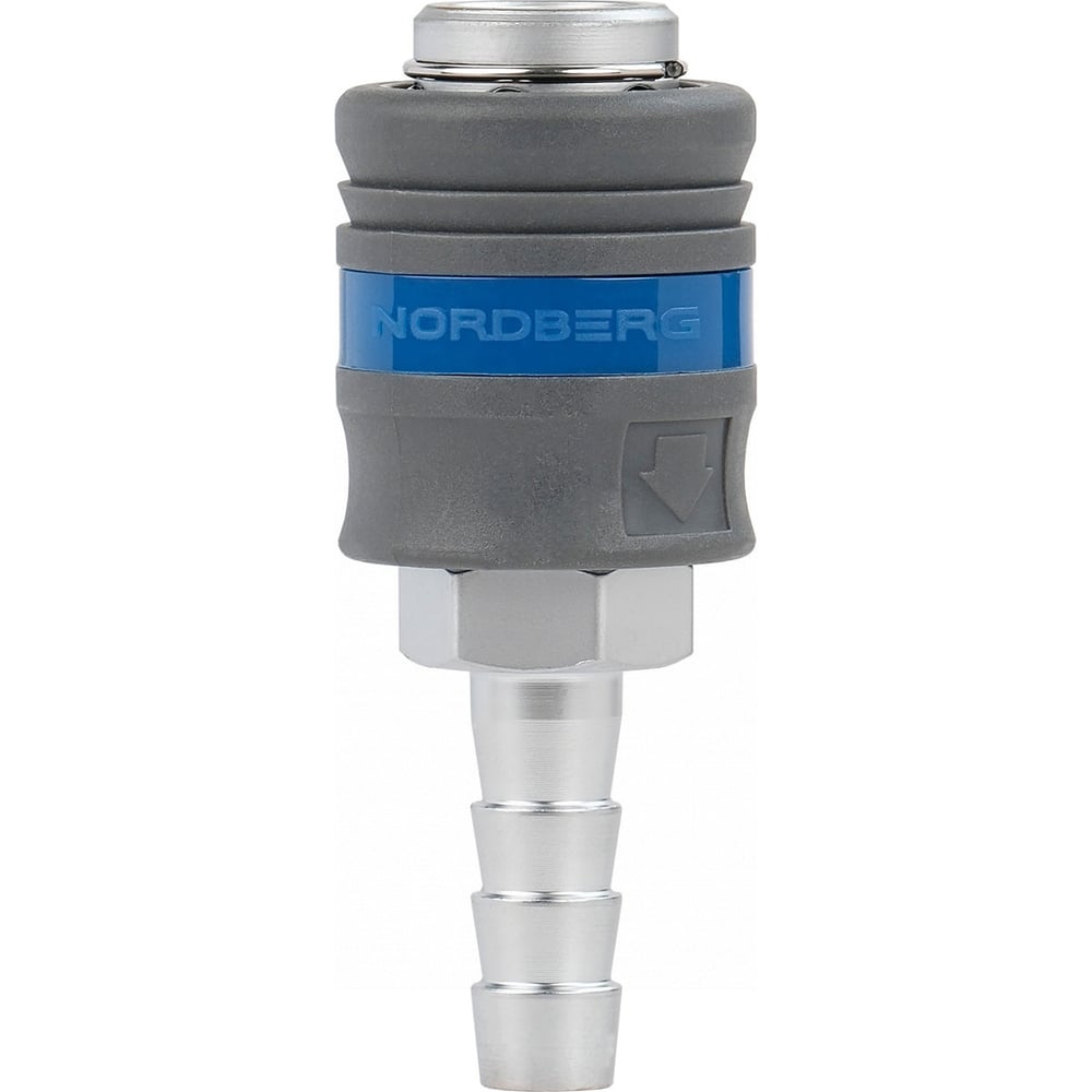 Изображение товара Разъем мамы быстросъемный 10 мм с пластиковой муфтой NORDBERG NPF10P