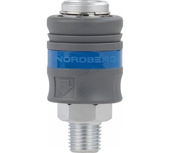 Изображение товара Разъем "мама" быстросъемный - резьба M1/4", с пластиковой муфтой NORDBERG NPF22P