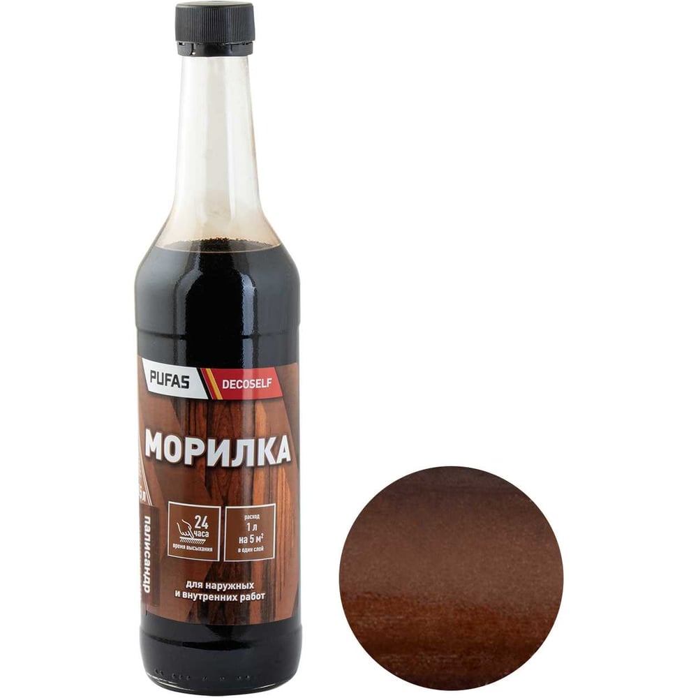 Изображение товара Неводная морилка Pufas палисандр Decoself 0,5л тов-200263