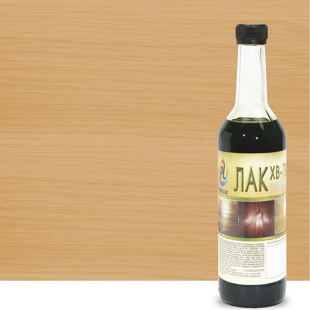 Изображение товара Лак Profilux ХВ-784 клен 0.5 кг для дерева и мебели