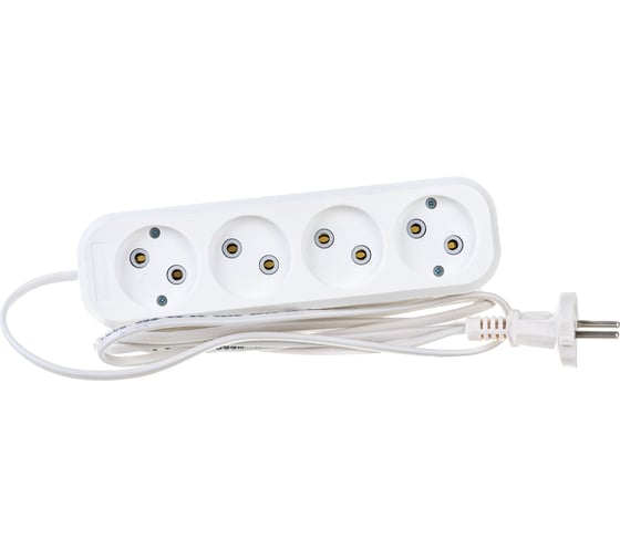 Изображение товара Удлинитель UNIVersal У6-766 ШВВП 2*0,75, 4 гнезда, 2м 9631942