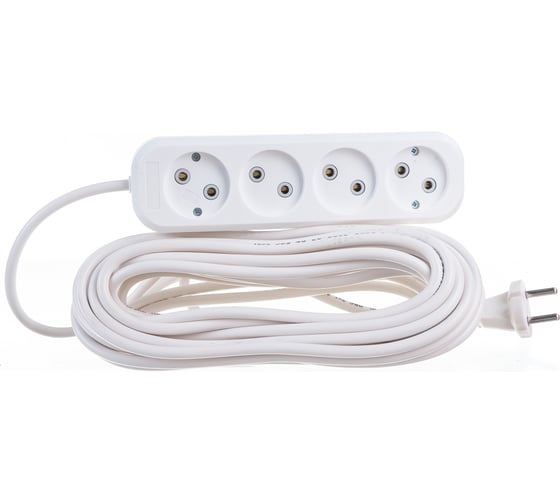 Изображение товара Удлинитель UNIVersal У6-766М ПВС 2*0,75, 4 гнезда, 10м 766М-10