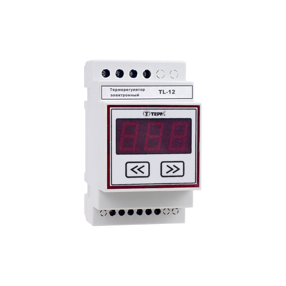 Изображение товара Терморегулятор ТЕРМ TL-12 для отопления, управление температурой, монтаж на Din-рейку