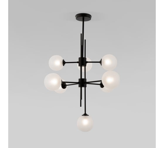 Изображение товара Потолочный светильник Eurosvet со стеклянными плафонами 50383 черный a066795