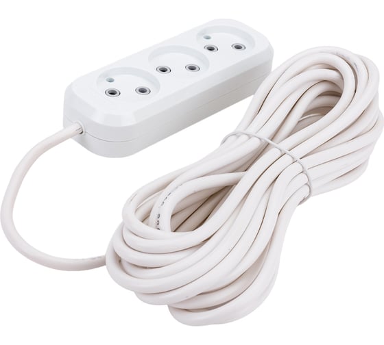 Изображение товара Удлинитель UNIVersal Е-203 ПВС 2*0,75, 3 гнезда, 7м 9631966