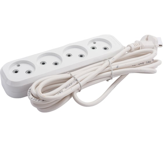 Изображение товара Удлинитель UNIVersal Е-204 ПВС 2*0,75, 4 гнезда, 3м 9631968