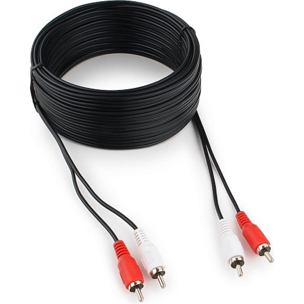 фото Аудио кабель cablexpert 2xrca/ 2xrca, 15 м, cca-2r2r-15m