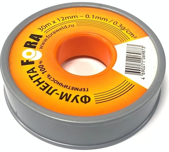 Изображение товара Фум-лента FORA 30 м, 12 мм 006140102
