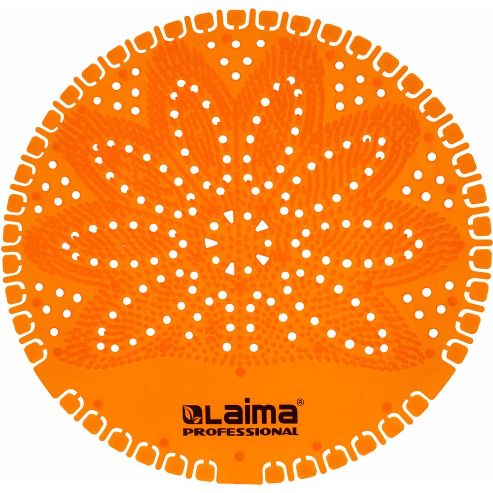 Изображение товара Дезодоратор коврик для писсуара LAIMA Professional аромат Манго 30 дней оранжевый