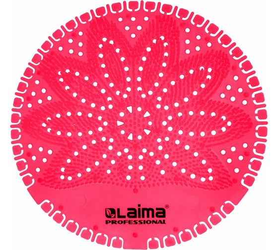 Изображение товара Дезодоратор коврик для писсуара LAIMA красный, аромат Ягоды, Professional, на 30 дней 608897