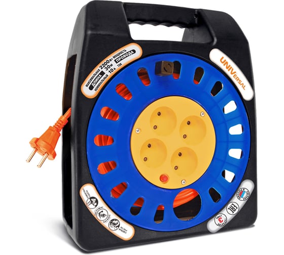 Изображение товара Удлинитель UNIVersal У16-012 термо ПВС 2*1 40м 9634180