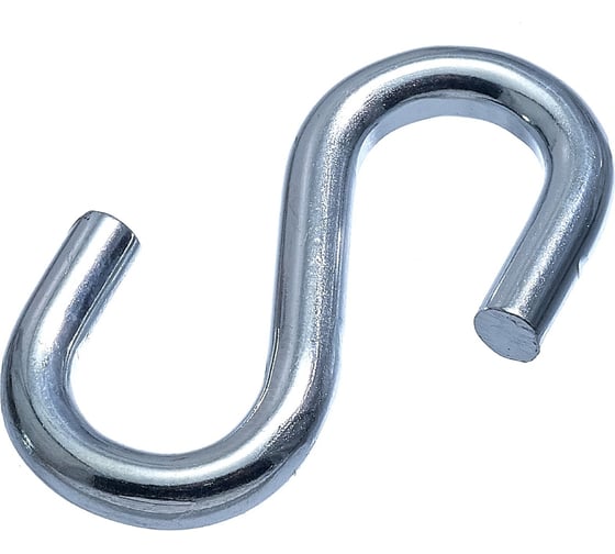 Изображение товара Крючок S-образный Стройметиз 3 мм, упаковка 4 шт. европодвес 00000023692 4040142