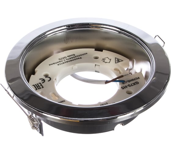 Изображение товара Светильник Ecola GX70-H5 хром встр. без рефл. 53x151 /кd135/ FC70H5ECB