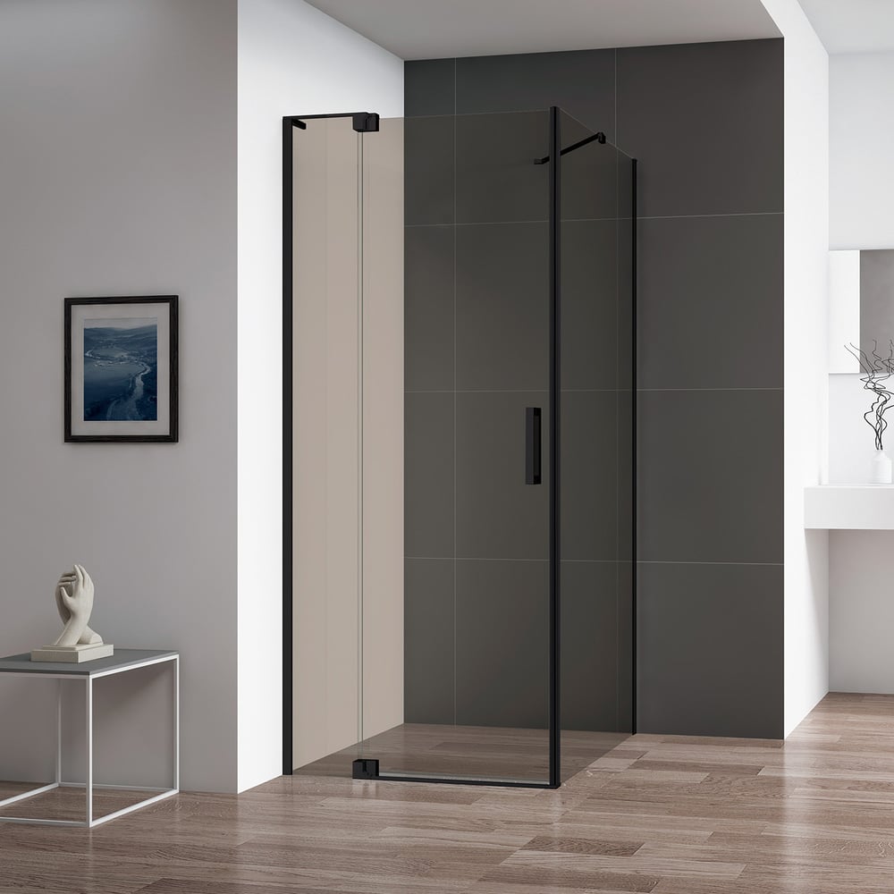 Изображение товара Душевой уголок Cezares SLIDER-AH-1-100-100/110-BR-NERO черный