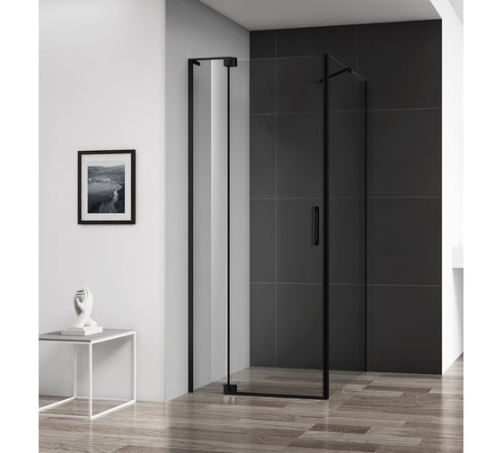 Изображение товара Душевой уголок Cezares SLIDER-AH-1-100-70/80-C-NERO