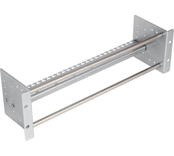 Изображение товара Рама-штанга Cabeus 19" для крепления 19-и плинтов типа Krone LSA-PROFIL, 3U FW-PP-19-SH