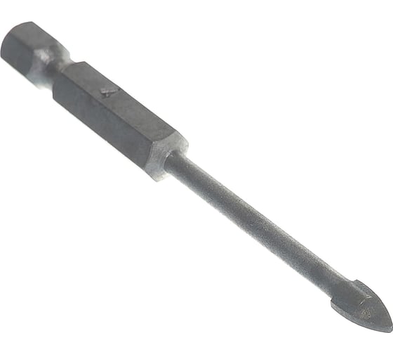 Изображение товара Сверло по керамограниту и керамической плитке (4 мм; 2 грани) Hardcore 150004