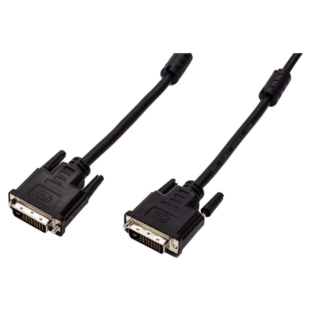 Изображение товара Длина кабеля 1.8 м DVI-D dual link медь черный Filum