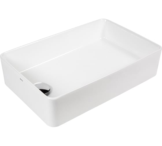 Изображение товара Раковина накладная прямоугольная BOND 51,5х33,5х11,5см керамическая белая S67-500