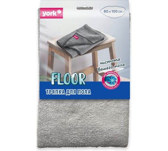 Изображение товара Салфетка из микрофибры для пола YORK 80x100 см 022340